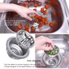 304 Stainless Steel Kitchen Sink Twist Lock Basket Drain Assembly