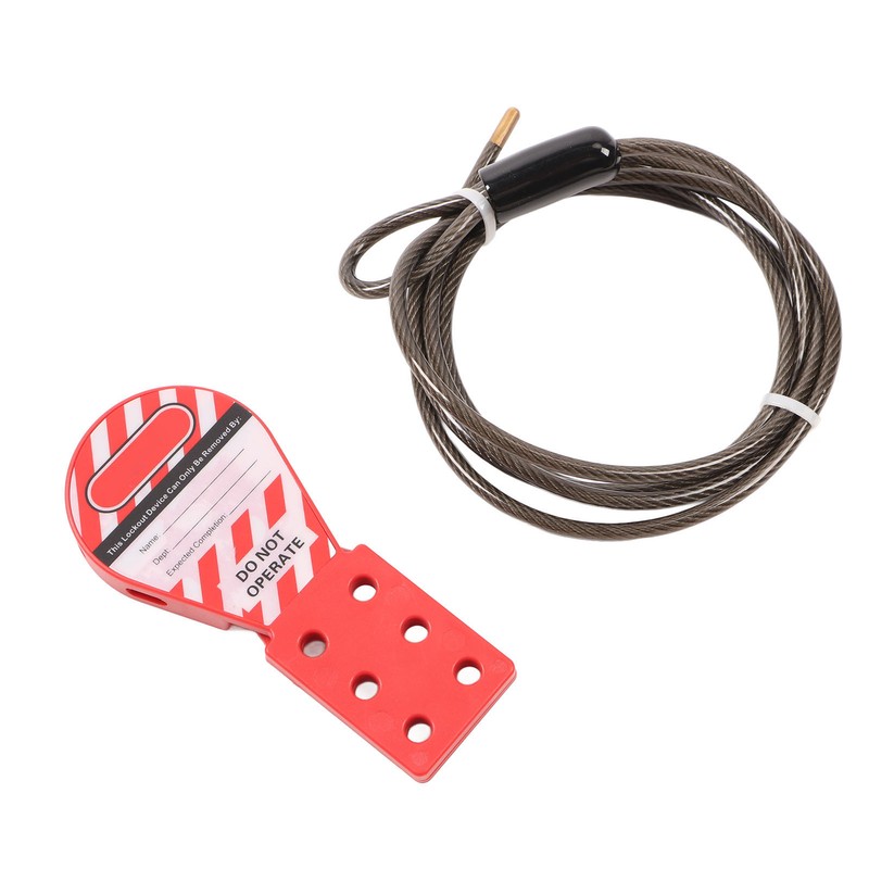 Tagout Cable Lock Rugged Reliable Rustproof 6 Hole Stainless Steel