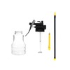 QWORK® Transparent Oil Can, High Pressure Pump Oiler with 2
