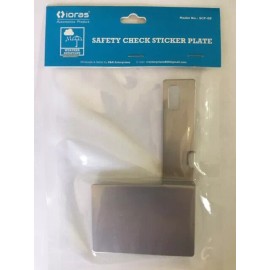 Vertical Hawaii Safety Check License Plate Bracket Stainless Steel