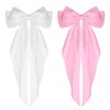 WLLHYF Pack of 2 Hair Clips with Large Bow Soft