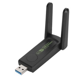 USB WiFi Adapter, 1300Mbps WiFi Dongle USB 3.0 Dual Band 5G, 2.4G Wireless Network Adapter for Desktop Laptop PC, Dual Antennas, for WINDOWS XP 7 8 8.1 10
