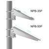 Newpowa Universal Solar Panel Mounting Bracket Single Arm Pole, Wall