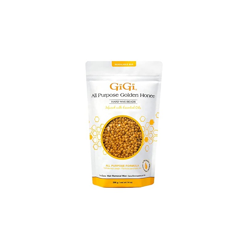 GiGi Hard Wax Beads, Golden Honee All Purpose Hair Removal