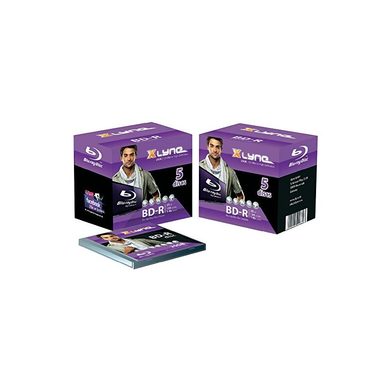 XLYNE BD-R Bluray Blanks │ 25 GB │ 6x Speed