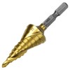 SK11 SSD-2 Hexagonal Shaft Spiral Step Drill for Ironwork 0.1