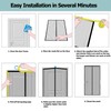 Magnetic fly screen balcony door 80 x 220 cm, various