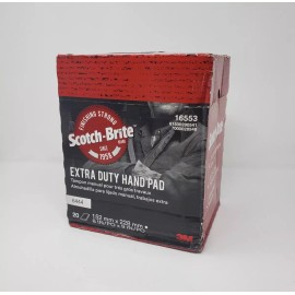 Scotch-Brite Extra Duty Hand Pad 6444 6 in x 9 in 16553 20 Pads Per Box