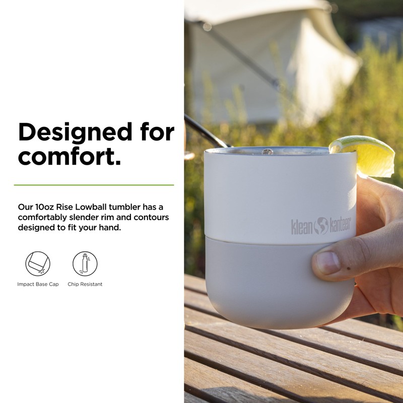 klean kanteen 19322147162010 Rise Low Bowl, 10 oz (280 ml)