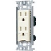 WN11329 Embedded Ground Double Outlet with Ground Terminal, Box of 5