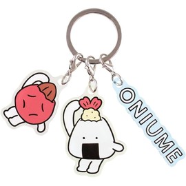 Tees Factory Oniume 3 Charm Key Chain, Show Flicker, H 2.0 x W 2.6 x D 3.4 inches (50 x 66 x 87 mm), ON-21.7 - 29.4 inches (55 - 4 - 290 cm)