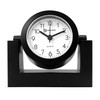 Timekeeper Small Desktop Swivel Clock for Desk, Battery Operated, 6.75"