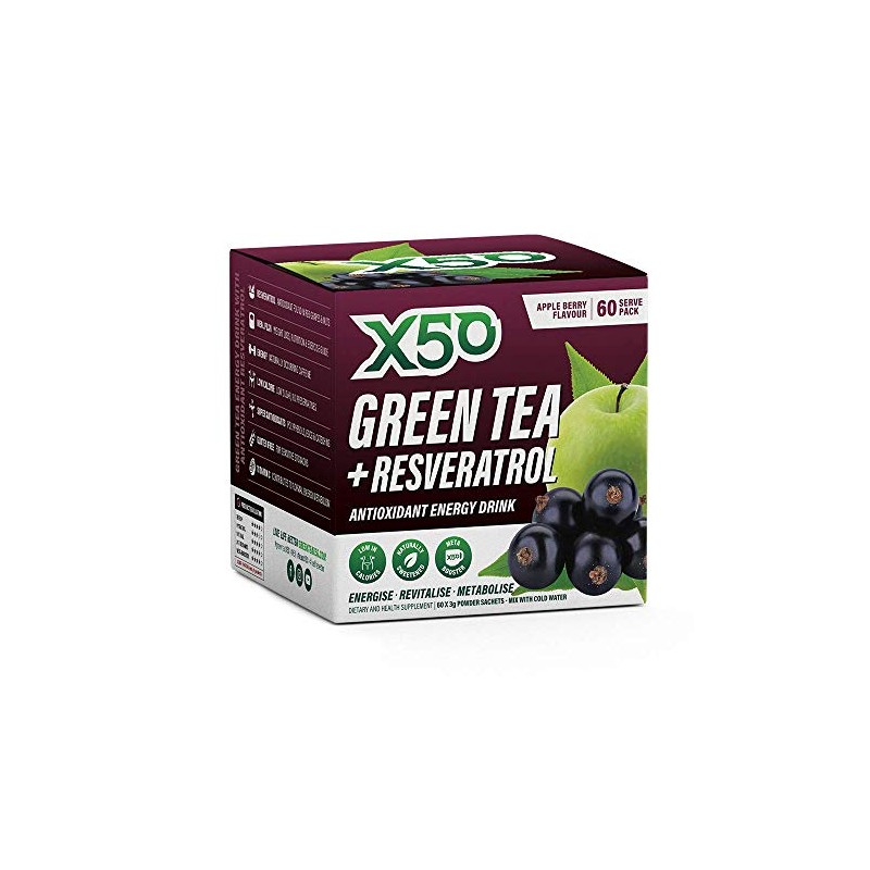 Green Tea X50 Exclusive Apple Berry 60 Serves