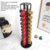40 Capsule Coffee Pod Holder 360 Degree Rotating Carousel Storage