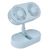 Desktop Double Fan Dual Motor 135° Angle Adjustable Handheld Fan