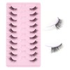 Oreola False Eyelashes, Natural Half Eyelashes, Cat Eye, Short Eyelashes,