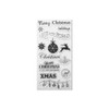 Clear Stamp Set - Merry Christmas I