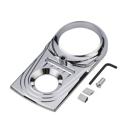 XFMT Dash Panel Cover Die Cast Sculpted Compatible with Harley Dyna Wide Glide 1993-2003 Softail 2000-2017