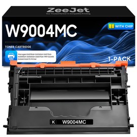 W9004MC Toner Cartridge Black W9004 Replacement for HP W9004MC Toner Cartridge for Managed E60155dn E60165dn E60175dn E60055dn E60065dn E60075dn MFP E62655 E62665 E62675 Printer Ink 1-Pack [New Chip]