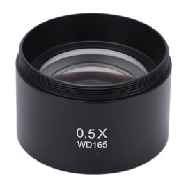 WD165 0.5X Objective Lens Wide Field Magnification Microscope Objective Lens for Laboratory