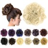 IMISSU 2 Pieces Messy Bun Hairpiece Updo Fake Hair Bobbles