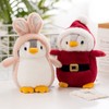 EXQULEG Penguin Cuddly Toy, Penguin Soft Toy, Cute Penguin Plush