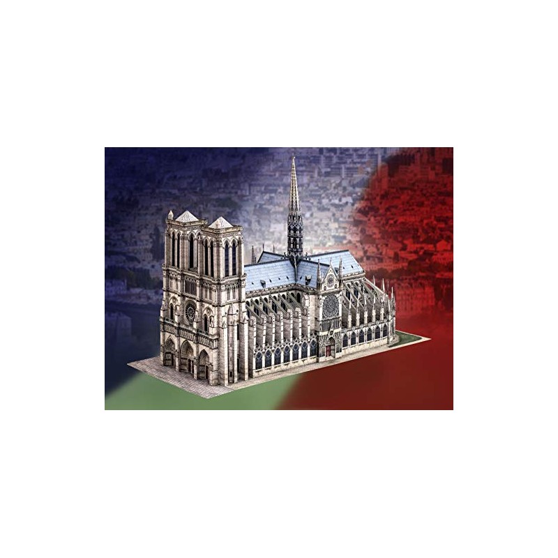 Notre-Dame Paris 1:300 Paper Sheet