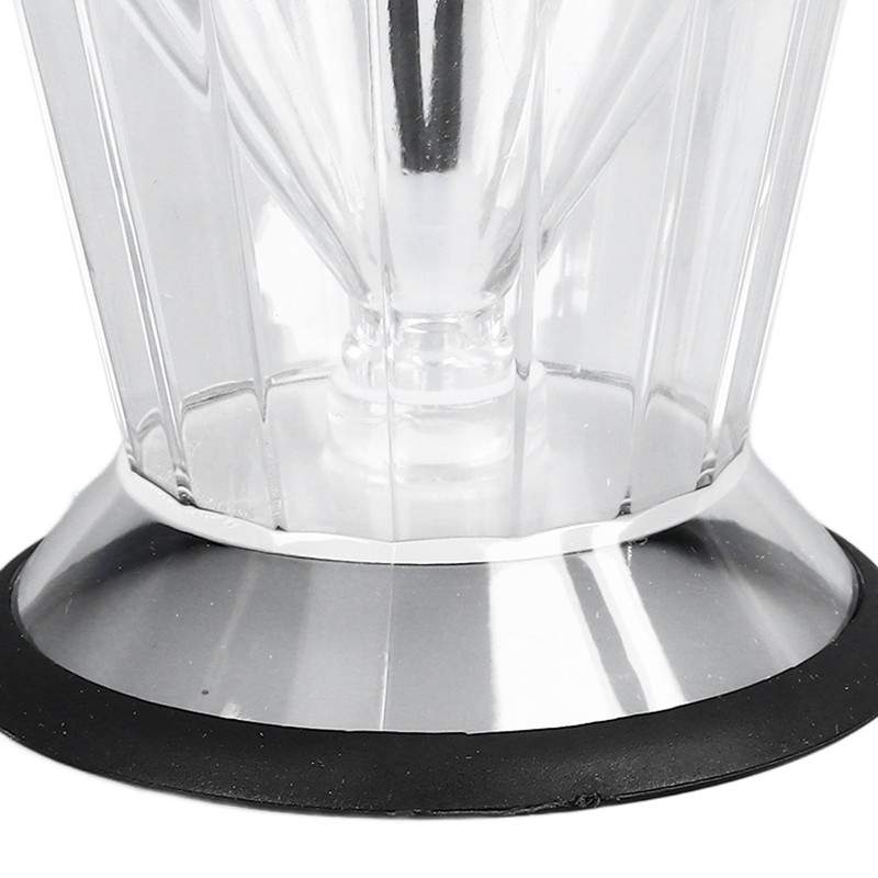 Honey Syrup Dispenser with Stand Multipurpose Honey Jar Clear Glass