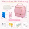 Wearable Breast Pump Bag with Cooler Compartment Compatible with Willow/Elvie/Medela/Momcozy