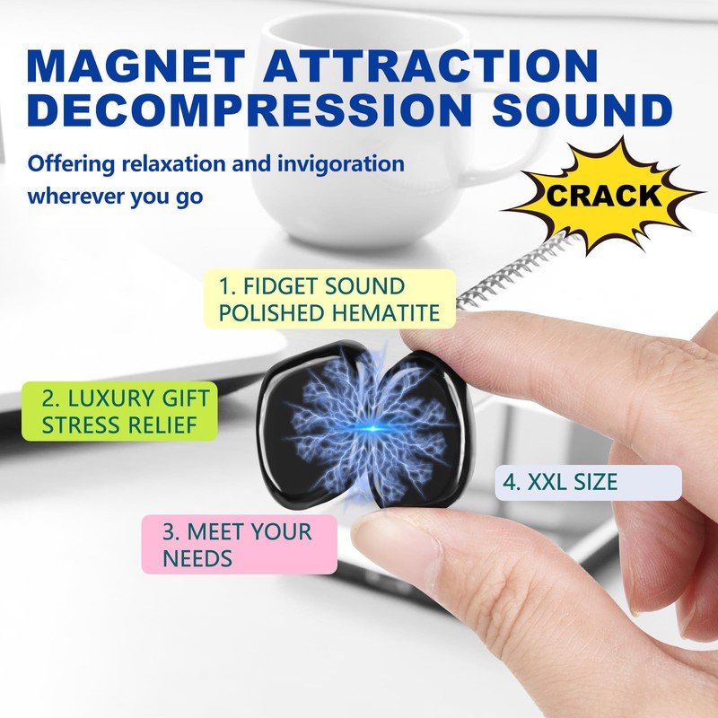 Large Magnets, Magnets 18 Pieces, Neat Polished Magnets for Home