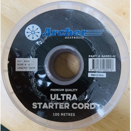 Archer Starter Rope 100 Meters #4 Dia. 3mm 3.0 Ultra Premium Cord 100 Meters 328 Feet!