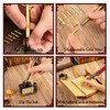 Feather Quill Pen and Ink Set,Antique Calligraphy Set with Leather