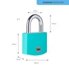 Yale - YE3B/32/116/1/TE Standard Security 32mm Aluminium Padlock - Teal