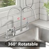 GBBNE Kitchen Faucet with Sprayer 2 Handle Kitchen Sink Faucets