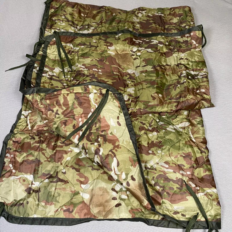 Poncho Liner Woobie OCP Multicam USGI Style with Stuff Sack