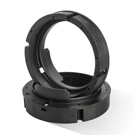 RED WOLF Car Speaker Rings, Car Speaker Adapter Compatible with 1999-2019 VW Golf Jetta Passat Skoda Fabia Yeti Seat Leon Altea Ibiza Speaker Adapter 6.5 Inch