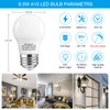 MorningLight 6 Pack A15 LED Bulbs 60 Watt Equivalent, Neutral