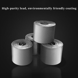 Fishing Soft Lead, Lead Fishing, 9 Pieces Fishing Lead Soft, Fishing Sinkers Weights Tackle Accessories, Board Weights Tackle Fishing Accessories, for Wild Fishing Sea Fish (Silver 9 Pieces)