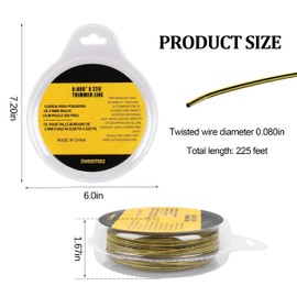 DWO1DT802 Trimmer Line for DE-Walt 225-Foot by 0.080-Inch