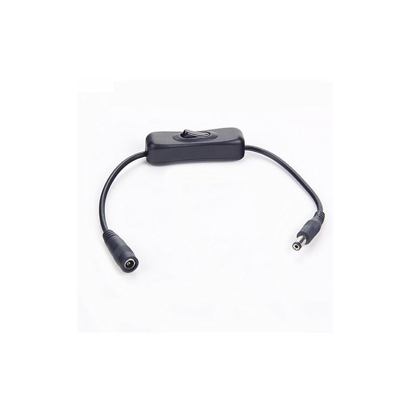 LUYING Intermediate Switch Male Splitter Cable for Security Camera LED