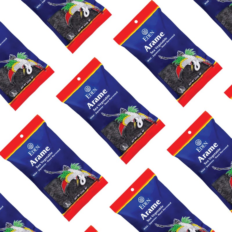 Eden Arame, Japanese Wild Sea Vegetable, Natural Seaweed, Hand Harvested,