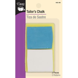 Dritz, 2 Count, Tailor's Chalk, (Pack of 1), Blue, White