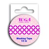 Toga MT33 Masking Tape Washi Tape, fuchsia/white, 5,5 x 7