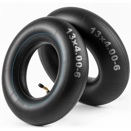 Hsupawa Replacement Inner Tubes 4.10/4.00/3.50-6 (13 x 4.00-6) with TR87 Bent Valve Stem Compatible with Wheelbarrows, Mowers, Hand Trucks and More 3.50-6 4.00-6 4.10-6 13x4.00-6 Tire Tubes-2 Pcs