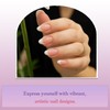 24PCS Gorgeous Medium Almond Press on Nails with Nude Pink
