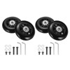 uxcell Set of 2 Luggage Wheels Replacement 60 x 24