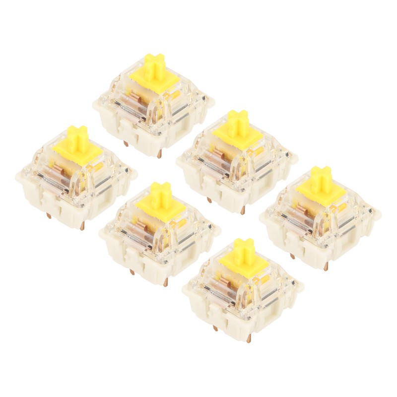 45Pcs Mechanical Keyboard Switches Waterproof Backlight Silent Linear Mechanical Key