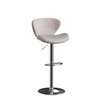Vogue Furniture Direct Fabric Adjustable Bar Stools, Swivel Airlift Barstools