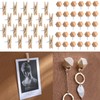 20 Wood Clips with 30 Thumb Tacks and Storage Case