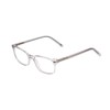 Calabria Ernest 4852 Rectangular Reading Glasses +6.00 Clear Crystal Silver